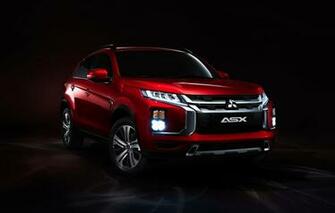 Wallpaper Red Mitsubishi Asx Crossover Image For Desktop