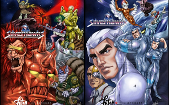 Cartoon Silverhawks Wallpaper