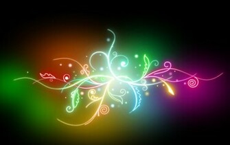 HD Neon Colours Desktop Wallpaper Background Bilder