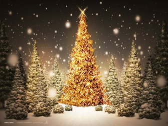 Christmas Tree Desktop Background On
