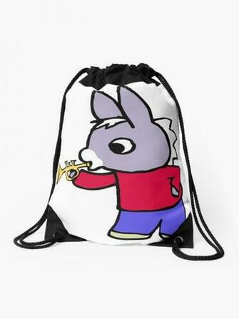 L Ane Trotro Drawstring Bag By Joanaramos