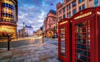 Loondres Cabinas Ciudad Inglaterra Europa Wallpaper