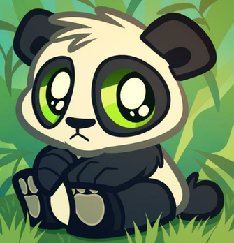 Baby Panda Bear Cartoon Cub By Dragoart