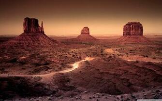 Desert Arizona Monument Valley Rock Formations Wallpaper Background