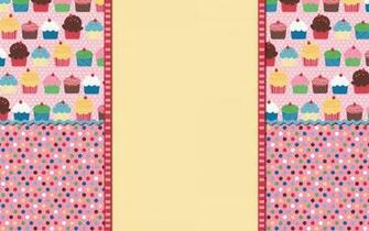 Elegant Custom S Designs Cupcake Background