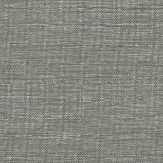 Plain Faux Grasscloth Grey Wallpaper