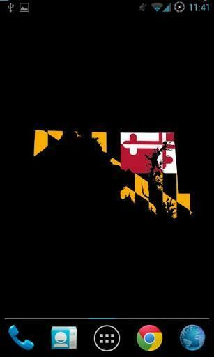 Maryland Flag Map Lwp App For Android