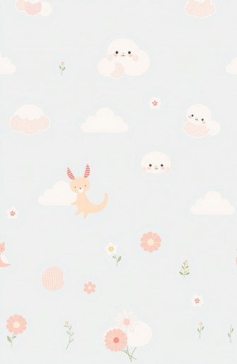 Cute Light Blue Wallpaper