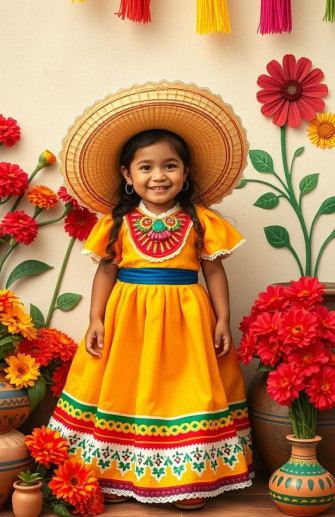 Mexican Girl Wallpaper