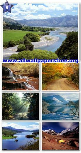 Set Wallpaper HD Widescreen Nature X