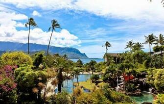 Hanalei Bay Beach Kauai Cool Wallpaper Hawaii