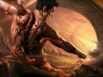 Jade Empire Wallpaper Stock Photos