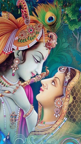 Radha Krishna Mobile Wallpaper