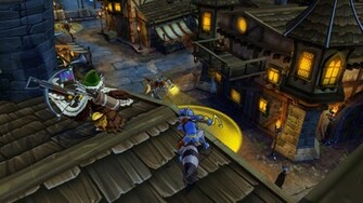 Sly Cooper Thieves In Time Video Game Wallpaper Of