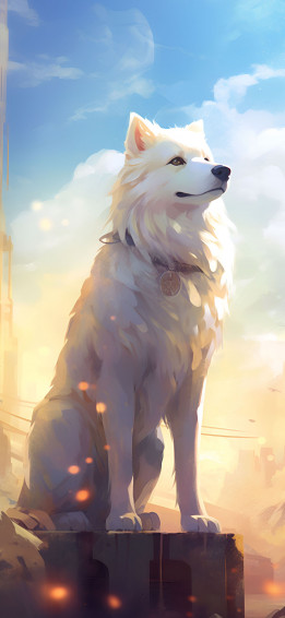 Anime Dog Wallpaper