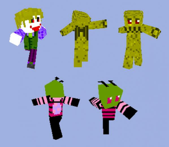 First Custom Minecraft Skins By Capersaurus