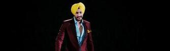Rajvir Jawanda Yellow Turban Purple Suit Wallpaper Baltana