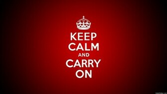 Keep Calm And Carry On Wallpaper