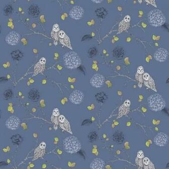 Night Owl Midnight Blue Wallpaper At Wilko Offers Calendar Week