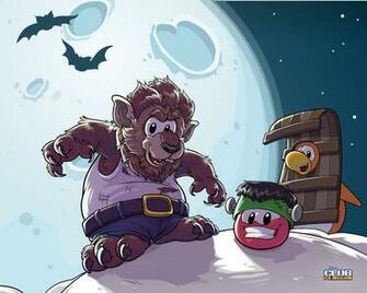 Club Penguin Watch Dog New Halloween Wallpaper