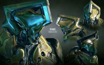Warframe Rhino Helmet By Mat Makin Futuristic Design And Scifi Ar