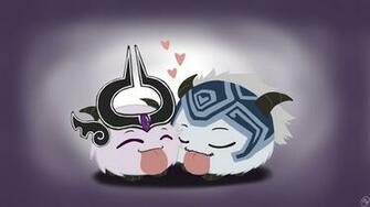 League Of Legends Wallpaper Volibear Chibi Syndra And Poros