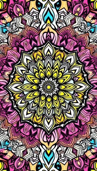 Mandala Coloring Wallpaper