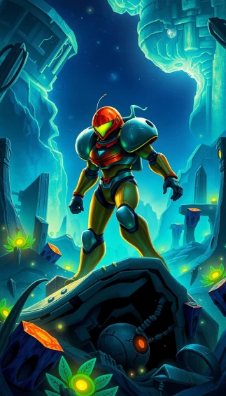 Metroid Phone Wallpaper