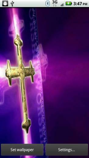 Description 3d Golden Worship Cross Live Wallpaper A Brilliant