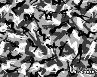 Snow Camo Wallpaper Grasscloth