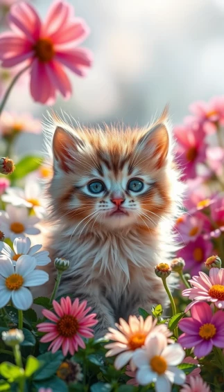 Adorable Kitten Wallpaper
