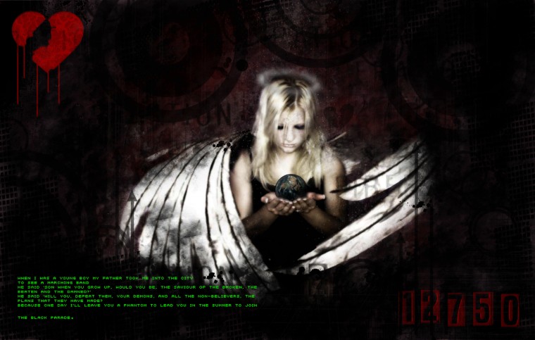 Black Angel Wallpaper By Sarcastic Joy