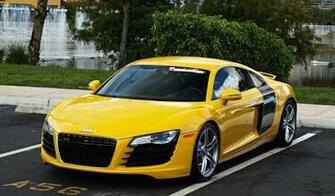 Papel De Parede Audi R8 Amarelo Supercar Autom Vel Carro