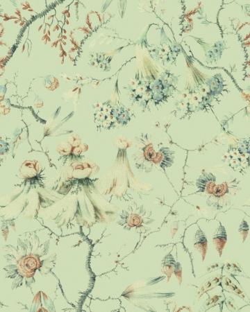 Grandma S Tapestry Green Wallpaper