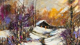 Country Winter Ii Wallpaper