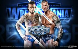 Road To Wrestlemania Randy Orton Vs Cm Punk Wallpaper