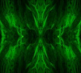 Green Flame Wallpaper Distorted Image