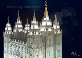 Salt Lake City Utah Temple By Liagiannjezreel