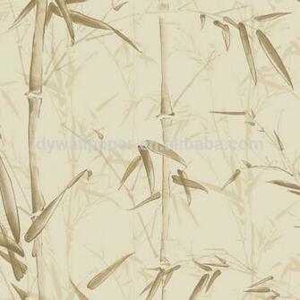 Bamboo Design Wallpaper For Interior Decoration