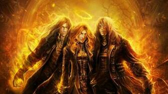 HD Wizards In The Fire Wallpaper