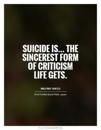 Suicide Quotes About Life