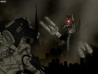 Mechagodzilla Vs Gigan By Mecha Potato Alex