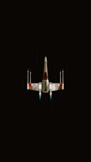 Digital Art Portrait Display Rockets Spaceship Simple