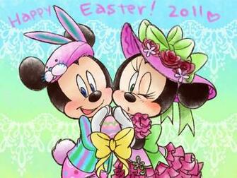 Happy Easter Mickey And Minnie Mouse
