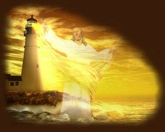 Jesus Christ Is The Lighthouse Graphic Picture