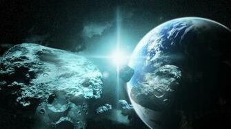 Planet Meteorites Space Light Stars 4k Ultra HD Background