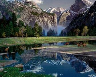 Delightful Yosemite Spring Wallpaper