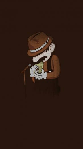 Blowing In The Cartridge iPhone Wallpaper