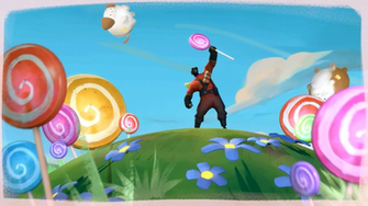 Tf2 Meet The Pyro Candyland Wallpaper By Colorblindbrony On