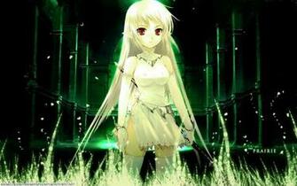 Green Vampire Anime Girl Wallpaper